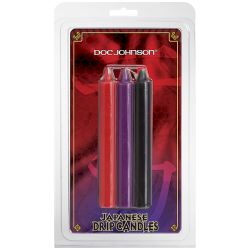 Doc Johnson Bougies colorées x3